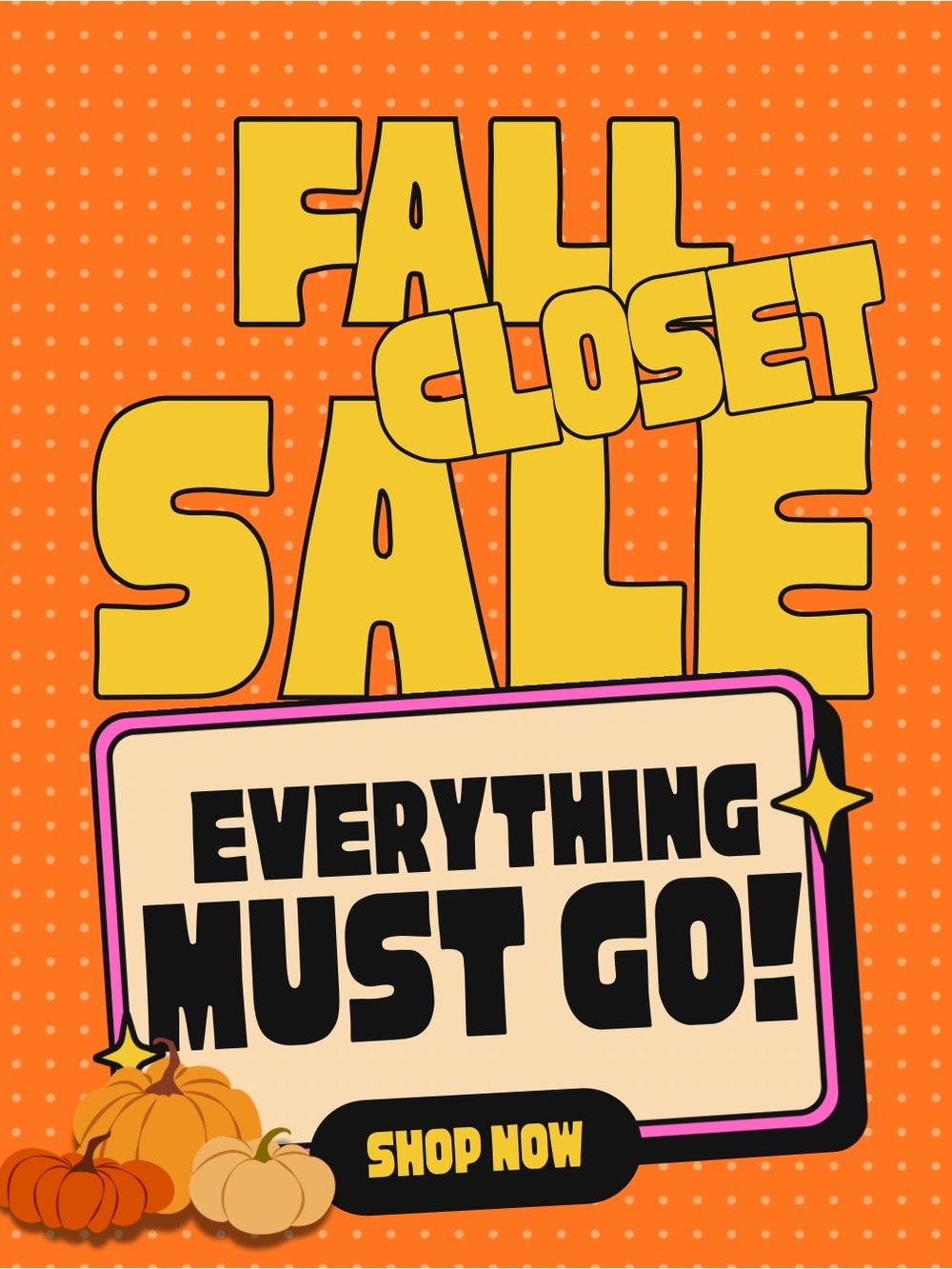 🍂 FALL CLOSET SALE 🍂